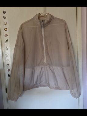 Fabletics Women's Windbreaker Jacket - Minimal Half-Zip
